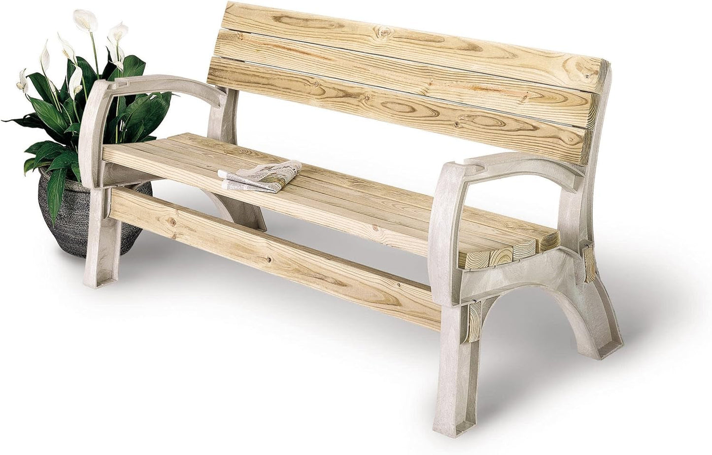 Frendorf | 2X4Basics 90134ONLMI Hopkins, 6"D X 40"W X 33"H, Anysize Stuhl- oder Bankenden, Sand