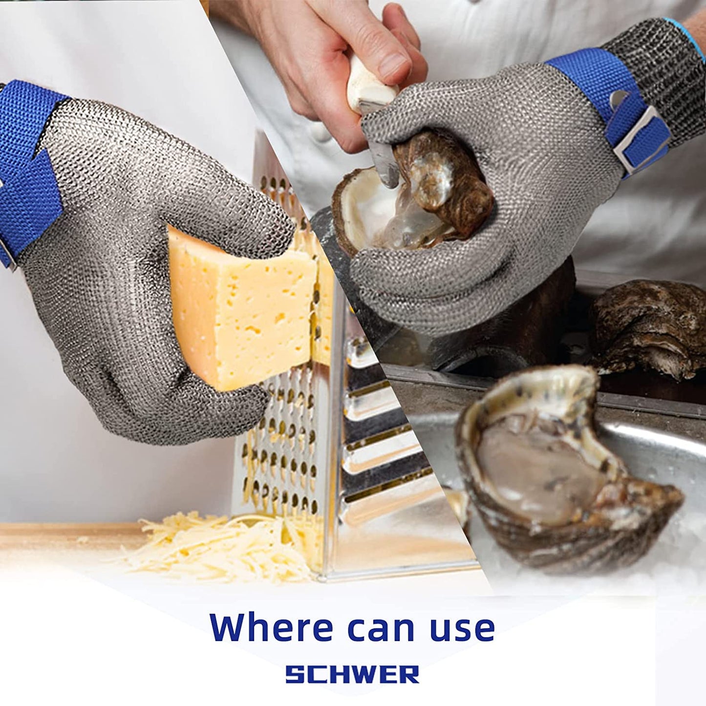 Frendorf | SafeGrip | Schnittschutz-Handschuh – Professionelle Sicherheit für Fisch & Fleisch