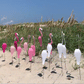 Frendorf | Wirbelnder Flamingo im Garten
