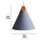 Minimalistische Holz Pendelleuchte | NordicLight