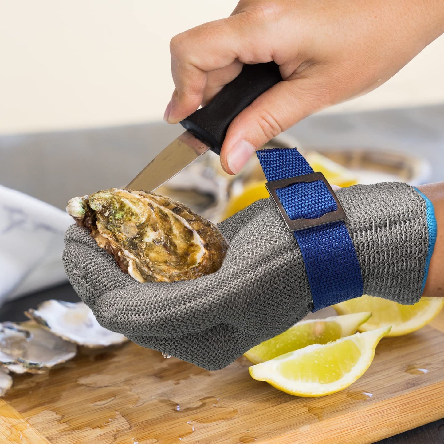 Frendorf | Lebensmittelqualität Edelstahl Mesh Metall Handschuh