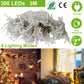 Frendorf | 3M 300 LEDs Lichtervorhang mit Fernbedienung