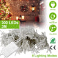Frendorf | 3M 300 LEDs Lichtervorhang mit Fernbedienung