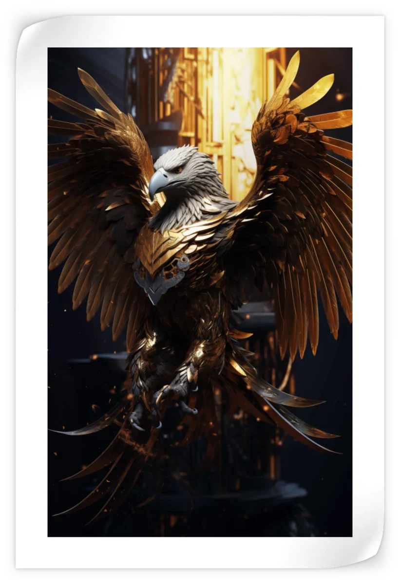 Frendorf | Mächtige Adler Wandkunst