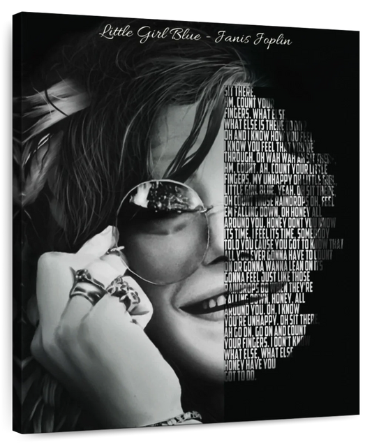 Frendorf | Little Girl Blue - Janis Joplin Wandkunst