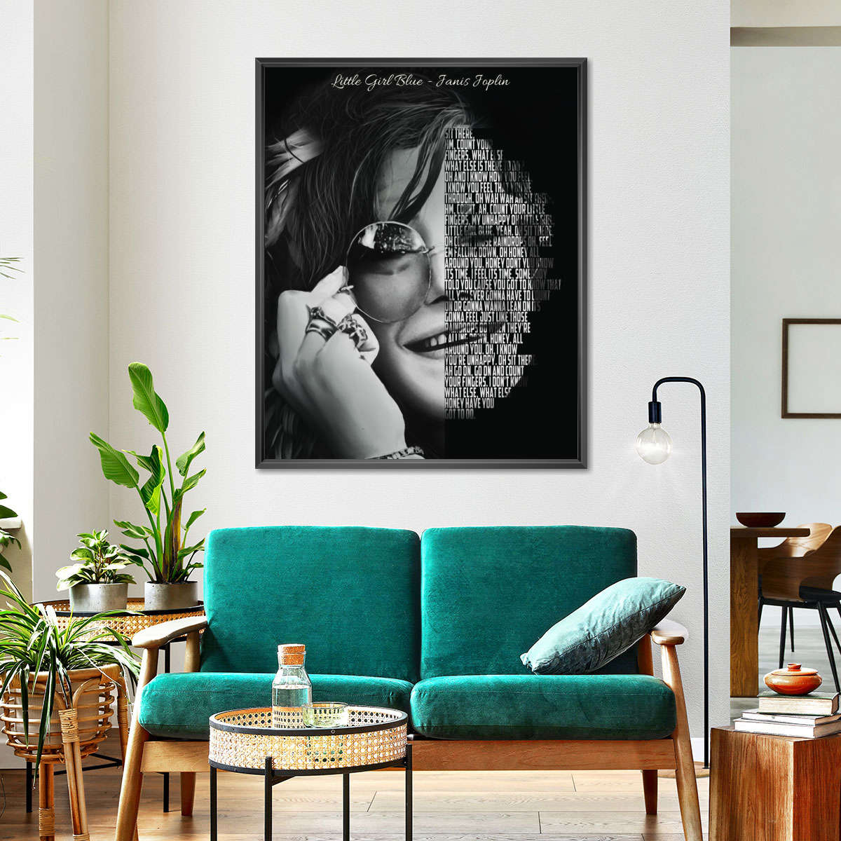 Frendorf | Little Girl Blue - Janis Joplin Wandkunst