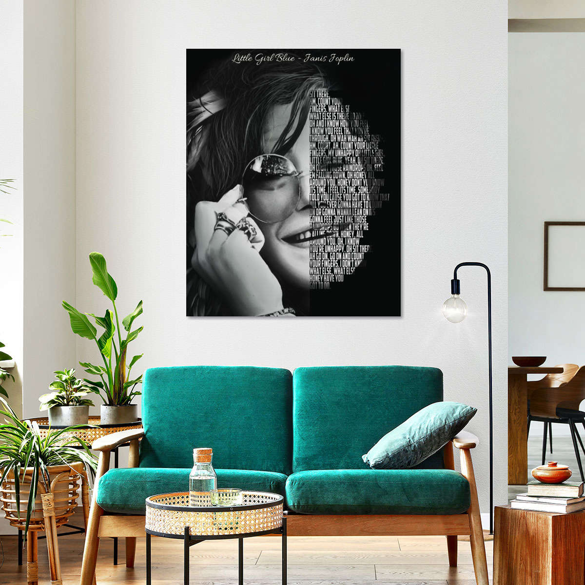 Frendorf | Little Girl Blue - Janis Joplin Wandkunst