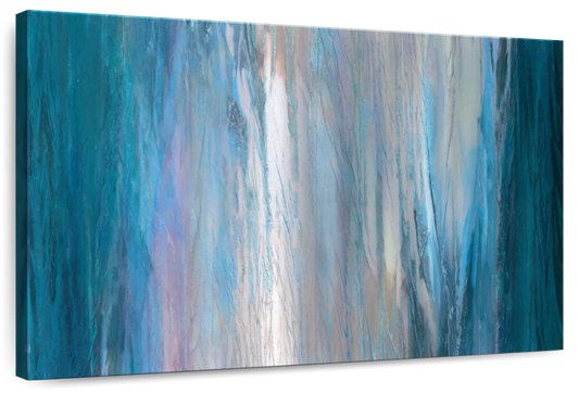 Frendorf | Fallende Blaue Wandkunst