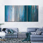 Frendorf | Fallende Blaue Wandkunst