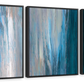Frendorf | Fallende Blaue Wandkunst
