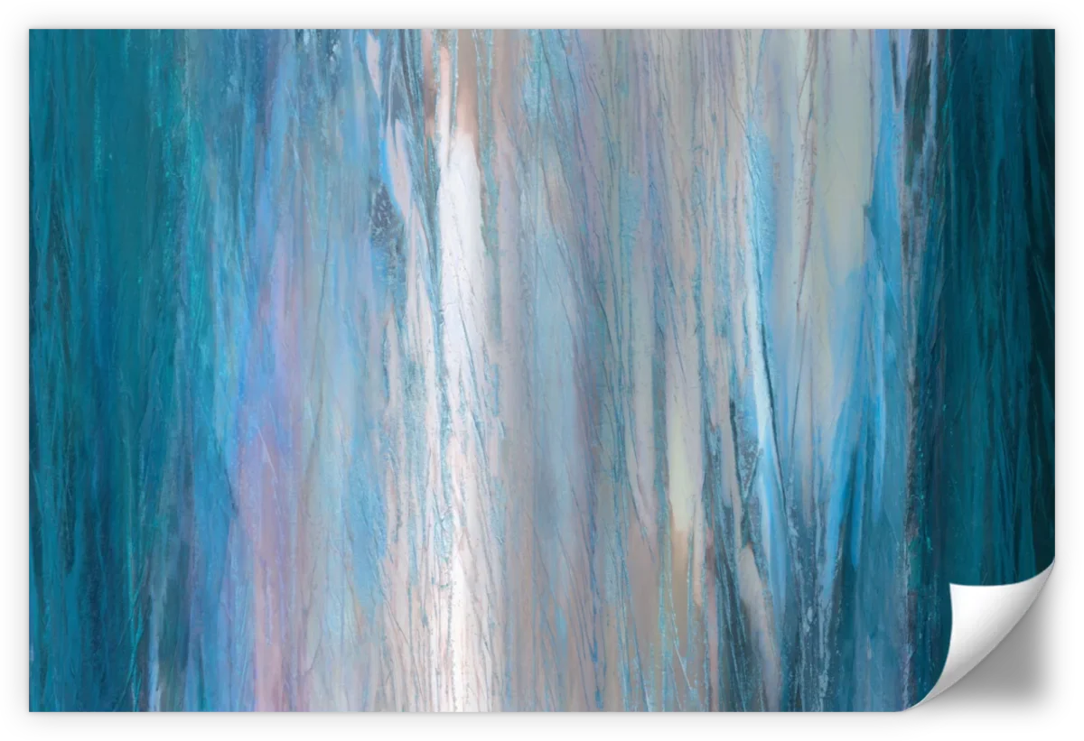 Frendorf | Fallende Blaue Wandkunst