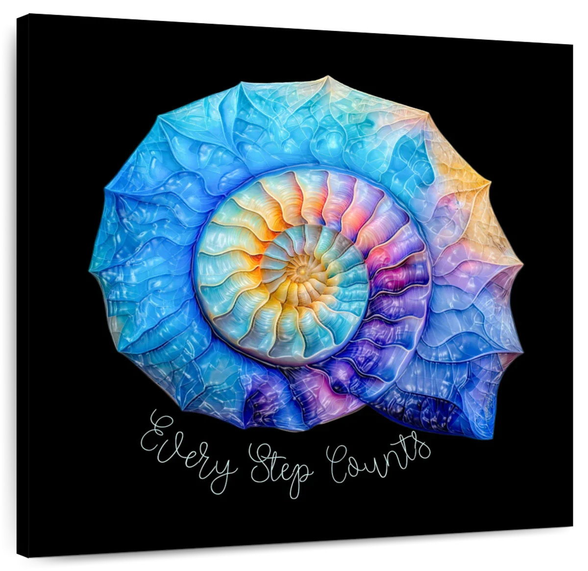 Frendorf | Die Nautilus Spiral Journey ist eine Erinnerung Wandkunst
