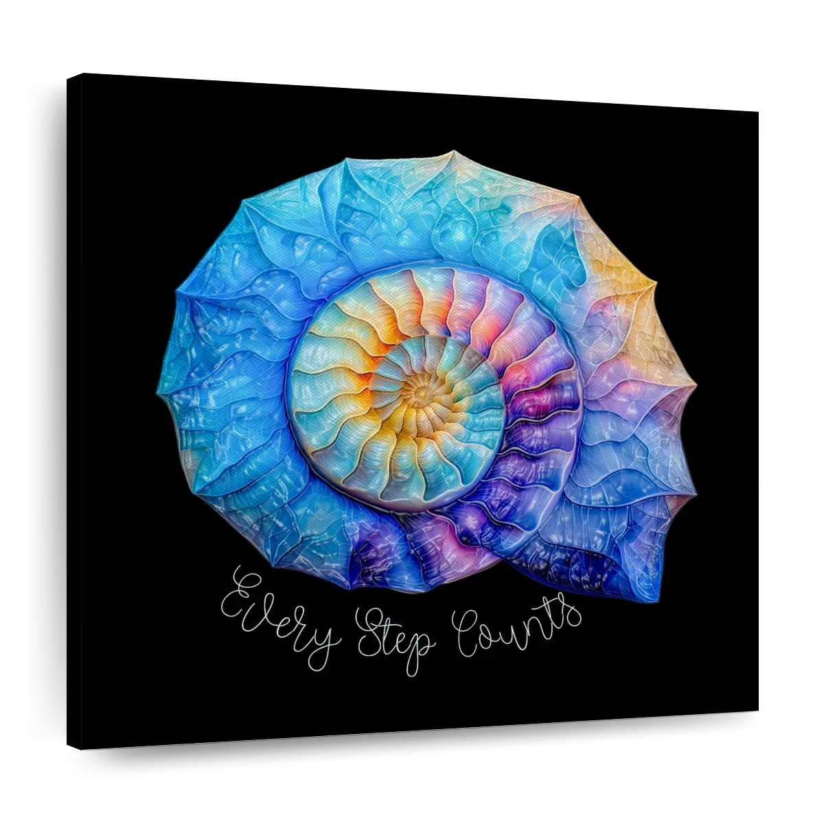 Frendorf | Die Nautilus Spiral Journey ist eine Erinnerung Wandkunst