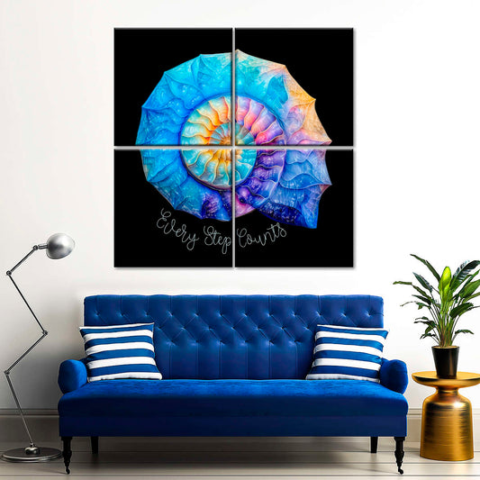 Frendorf | Die Nautilus Spiral Journey ist eine Erinnerung Wandkunst