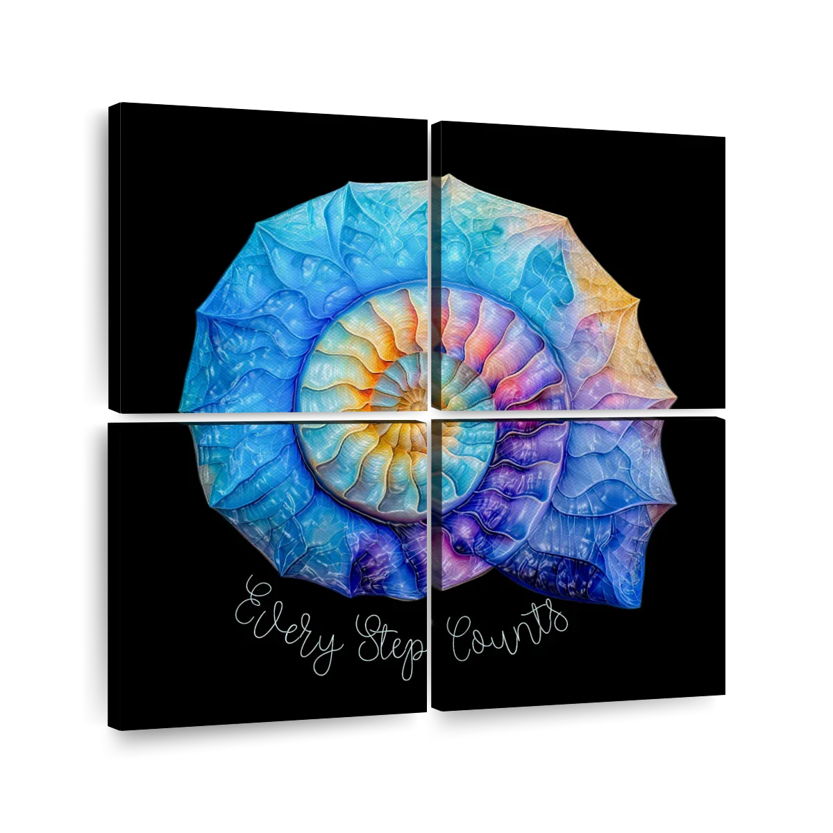 Frendorf | Die Nautilus Spiral Journey ist eine Erinnerung Wandkunst