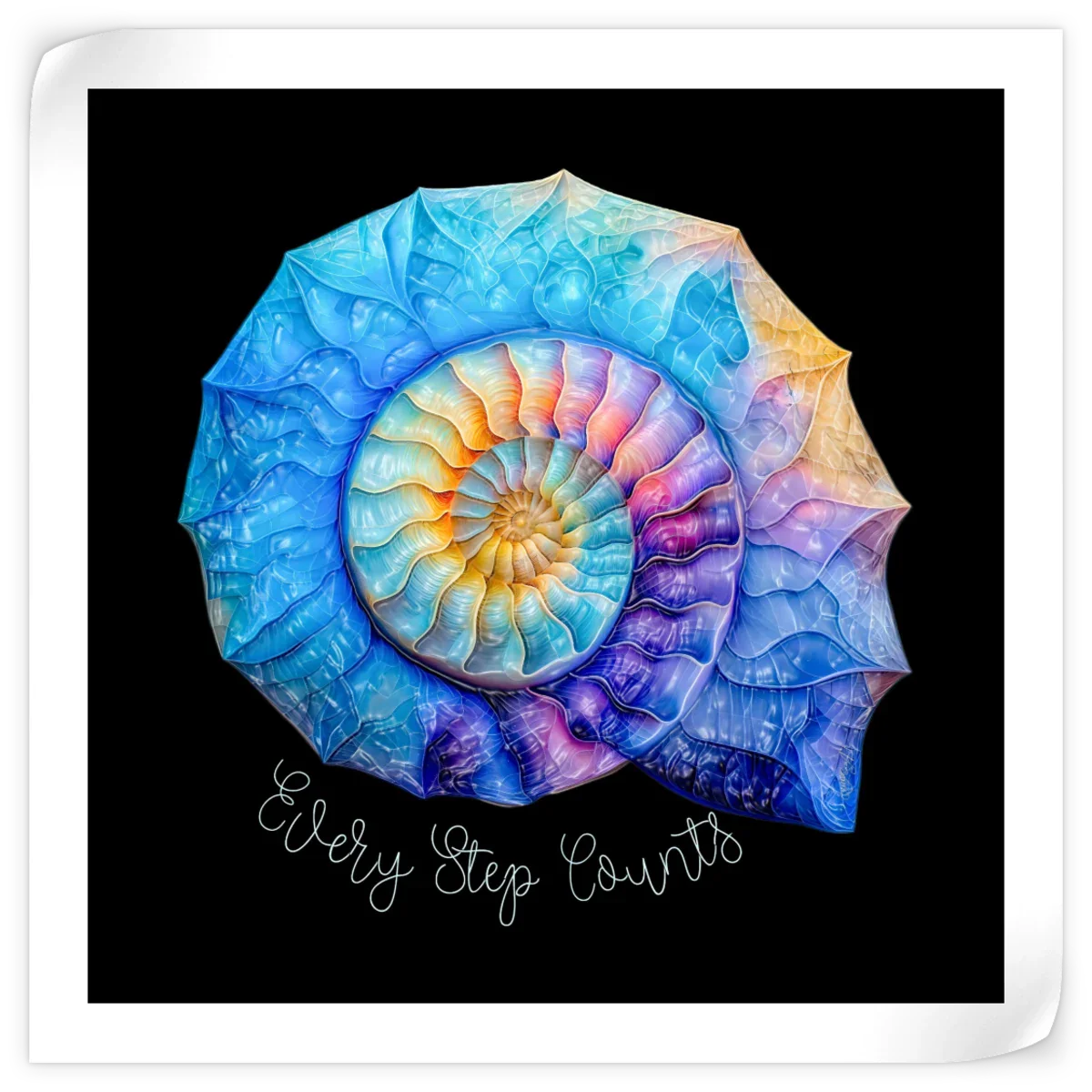 Frendorf | Die Nautilus Spiral Journey ist eine Erinnerung Wandkunst