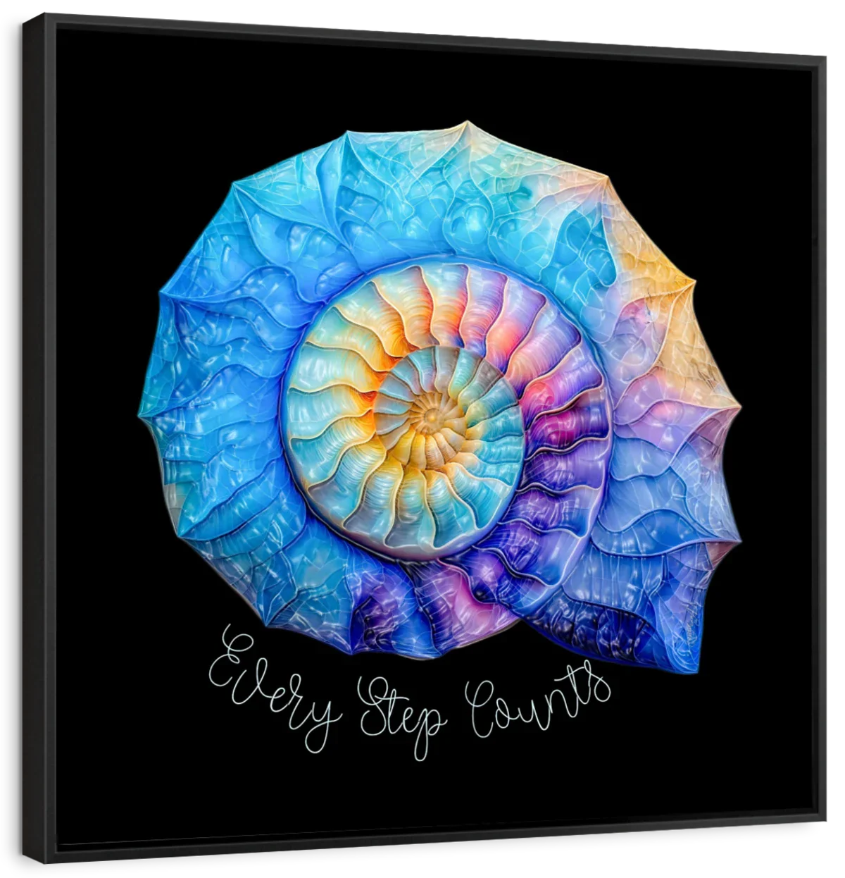 Frendorf | Die Nautilus Spiral Journey ist eine Erinnerung Wandkunst