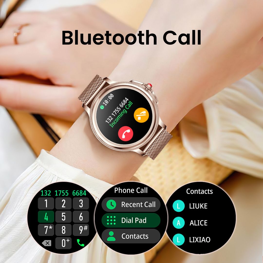 Frendorf | Smartwatch für Damen – Fitness, Gesundheit und zeitloser Stil in einem