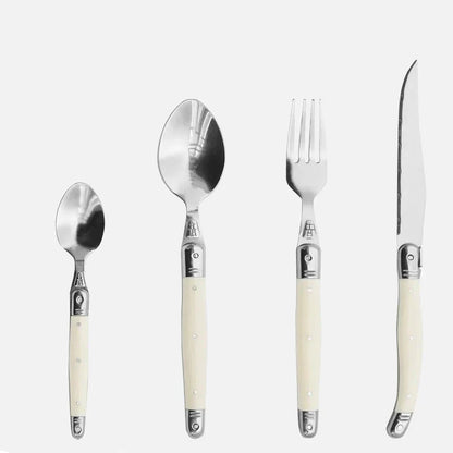 IvoryElegance – Luxus Laguiole Besteckset mit zeitlosem Stil