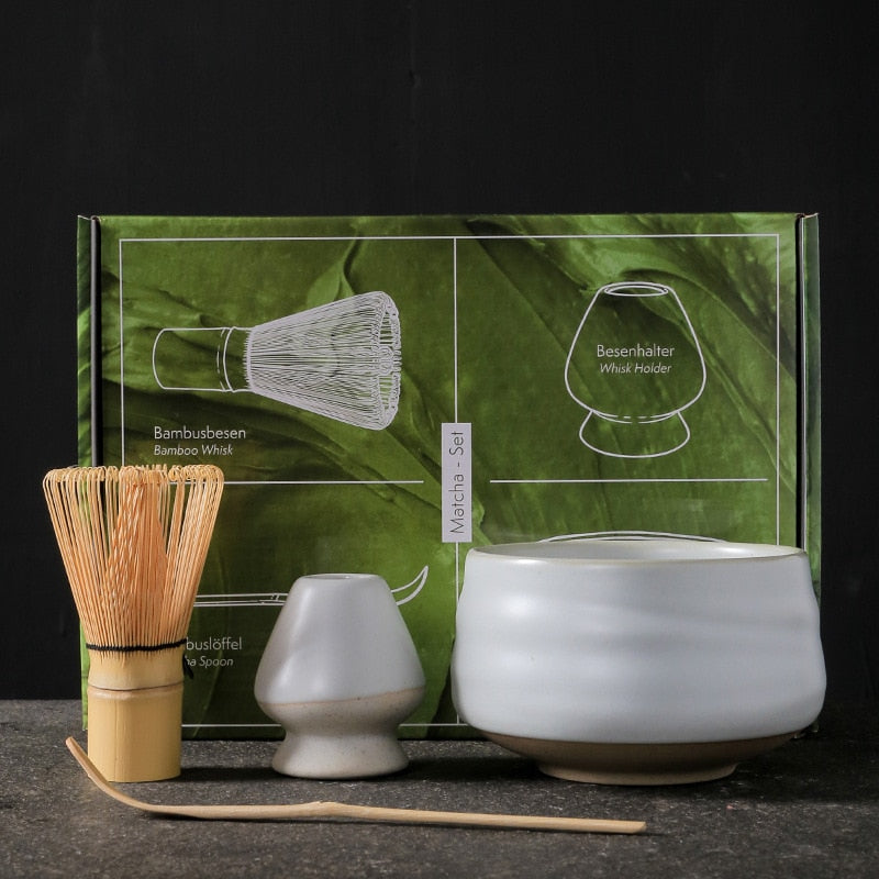 4-7 Stück Handgemachtes Zuhause Einfach Reinigbares Matcha Tee Set Werkzeug Ständer Kit Schüssel Schneebesen Schaufel Geschenk Zeremonie Traditionelles Japanisches Zubehör