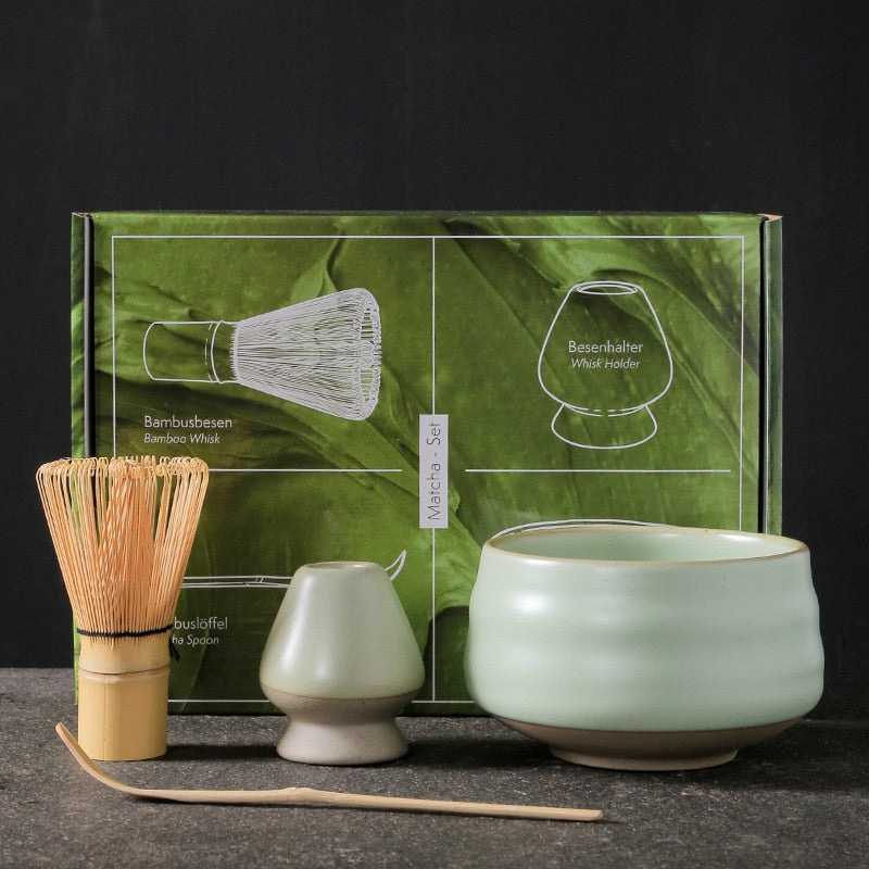 4-7 Stück Handgemachtes Zuhause Einfach Reinigbares Matcha Tee Set Werkzeug Ständer Kit Schüssel Schneebesen Schaufel Geschenk Zeremonie Traditionelles Japanisches Zubehör