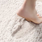 Feblilac Get Naked Weiße Boden Badezimmermatte, 50x80cm Badezimmerteppich, Plüsch wasserabsorbierend, rutschfeste Toilettamatte, Kunst Badezimmermatten, Beste Badteppiche