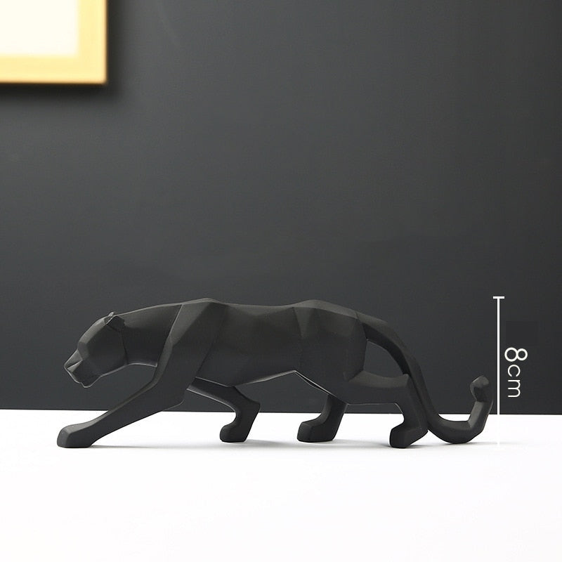 4 Farben Geometrisch Leopard Modern Abstrakt Statuen und Skulpturen Tierfiguren für Innenraumdekoration Ornamente Handwerke Geschenke