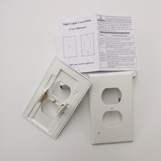 Frendorf | 5er-Pack LED Nachtlicht Steckdosenabdeckung – Verschiedene Stile