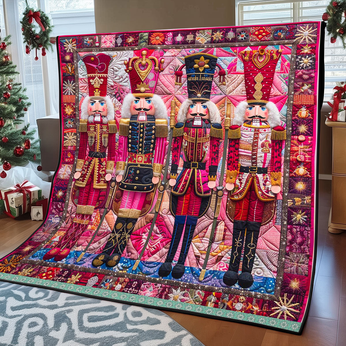 Pink Collection Nussknacker Quilt
