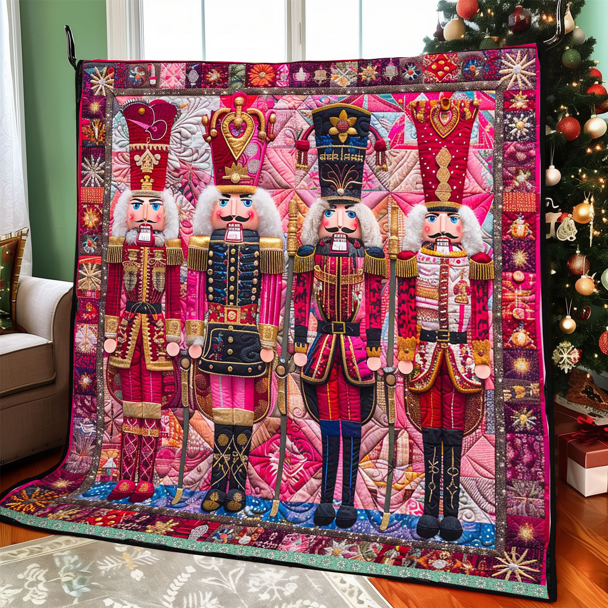 Pink Collection Nussknacker Quilt