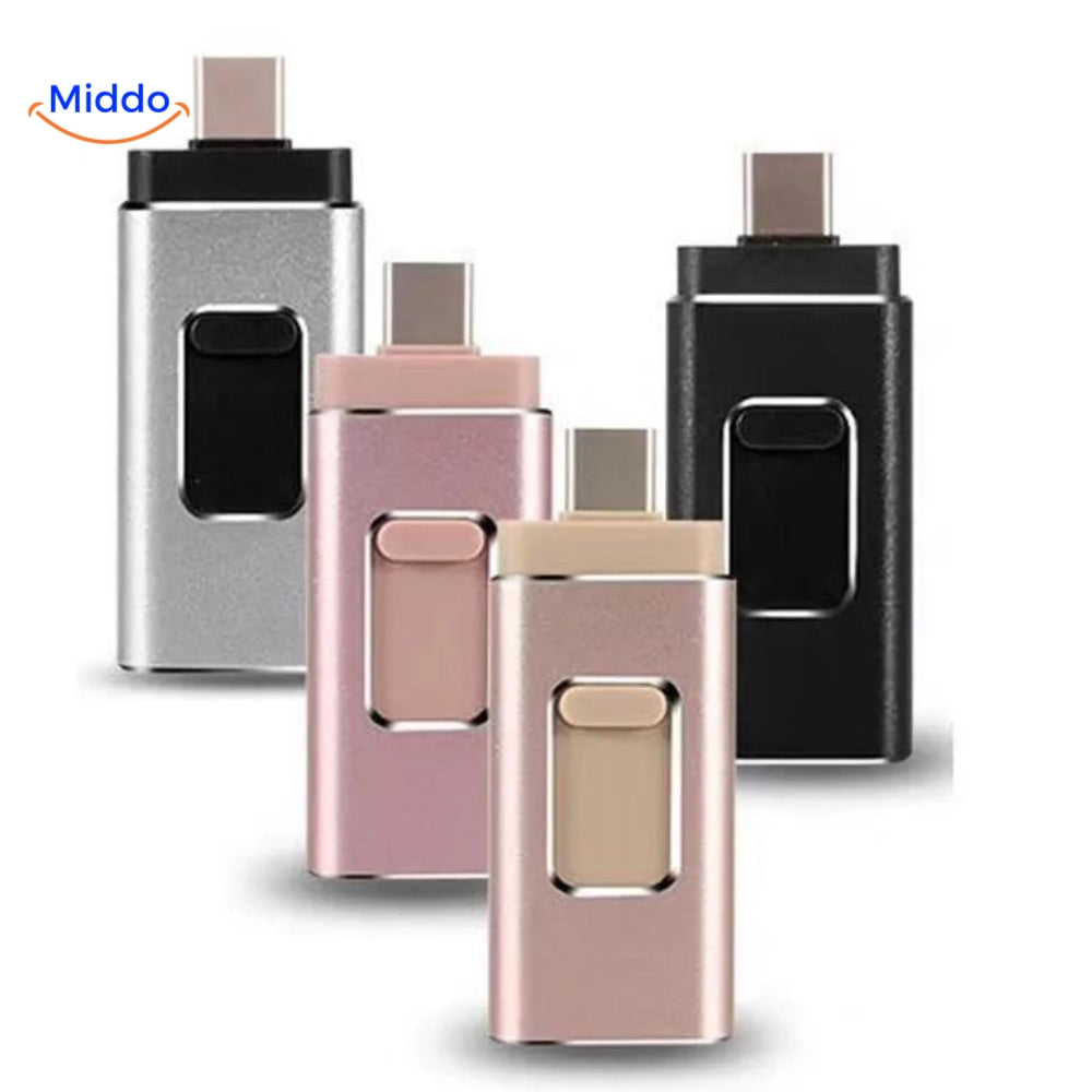 Frendorf | mehr ein volles Mobil mit unserem 4 in 1 Flashdrive. Dieser passt auf jedes Gerät!