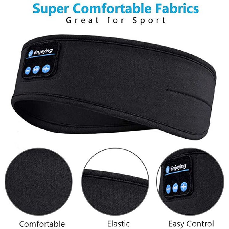 Frendorf | Bluetooth-Schlafmaske – Bluetooth 5.0 – Riemengröße 27 x 10 cm – Wanduhr