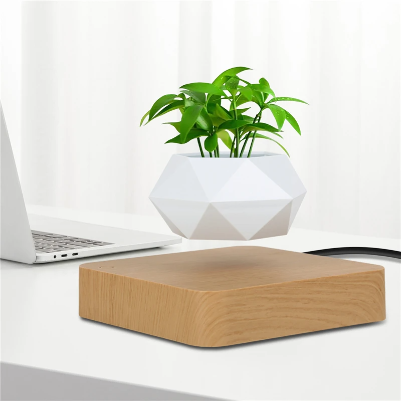 Frendorf | LeviPot Schwebender Blumentopf | Elegantes Design | Magnetisches Pflanzgefäß | Deko für Zuhause
