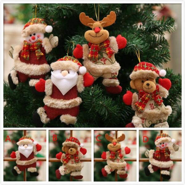 Frendorf | 4-Pack: Weihnachtspuppen Anhänger Geschenke