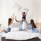 Frendorf | 4er-Pack: Dekorative Wurfkissen Bett Sofa Couch Kissen Set Rückprallkissen