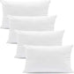 Frendorf | 4er-Pack: Dekorative Wurfkissen Bett Sofa Couch Kissen Set Rückprallkissen