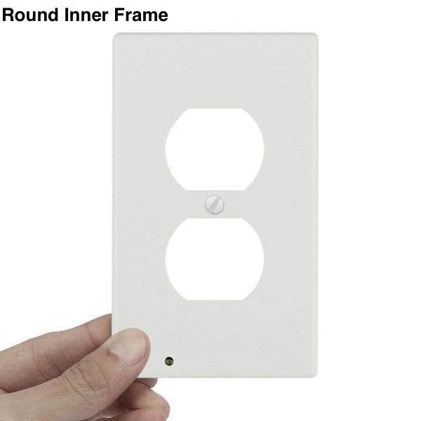 Frendorf | 4er-Pack: LED Nachtlicht Steckdosenabdeckung - Verschiedene Stile