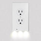 Frendorf | 4er-Pack: LED Nachtlicht Steckdosenabdeckung - Verschiedene Stile
