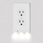 Frendorf | 4er-Pack: LED Nachtlicht Steckdosenabdeckung - Verschiedene Stile