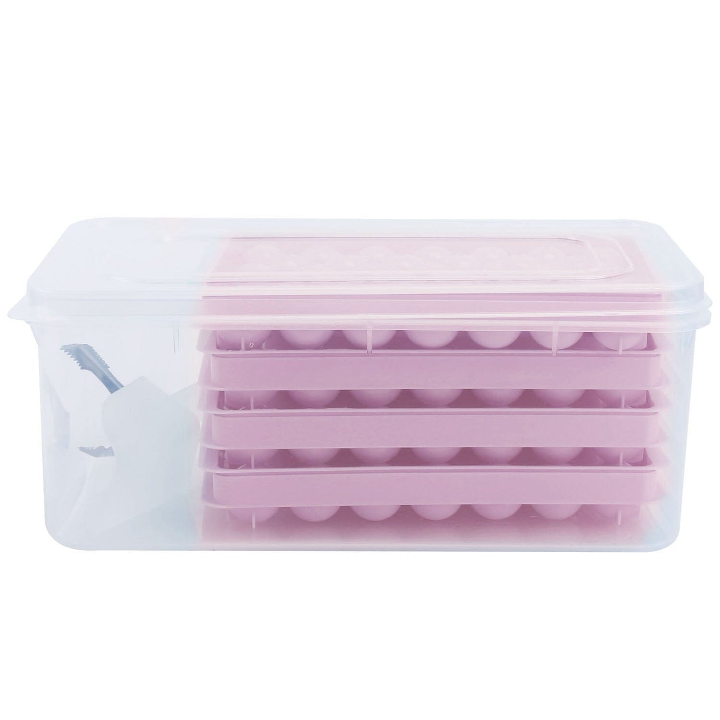 Frendorf | 4er-Pack: Kleine Eiswürfelschalenform mit Deckel