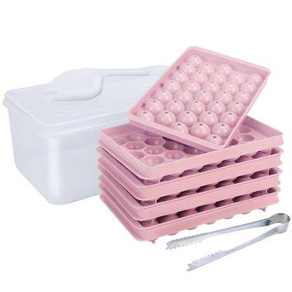 Frendorf | 4er-Pack: Kleine Eiswürfelschalenform mit Deckel