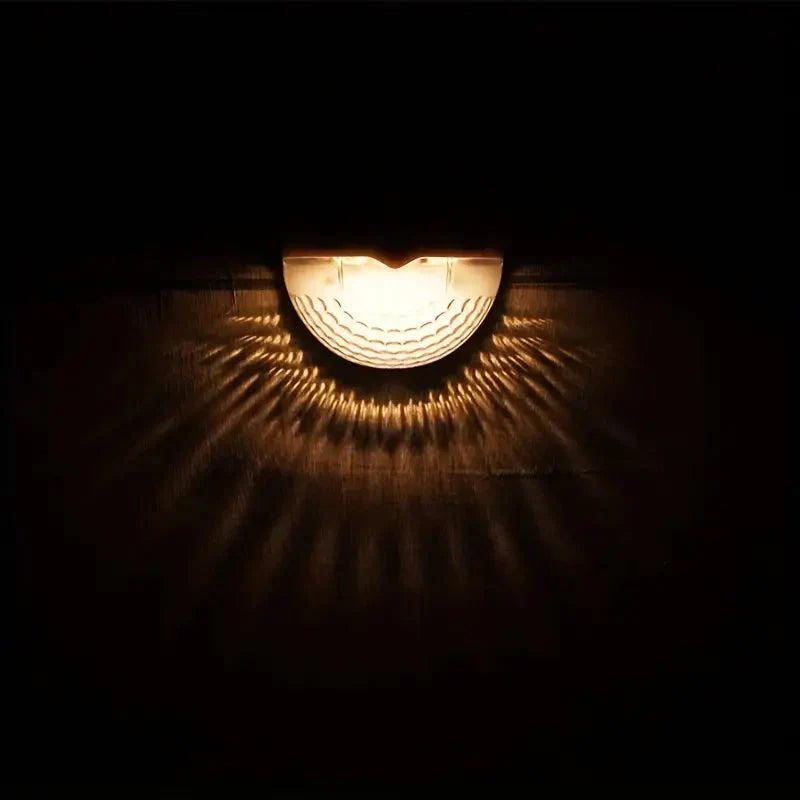 Frendorf | 4er-Pack: Solarzaunlichter Solar-Decklichter