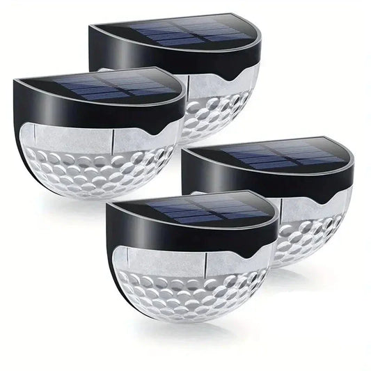 Frendorf | 4er-Pack: Solarzaunlichter Solar-Decklichter