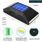Frendorf | 4er-Pack: Solar Luminous Wasserdichte IP65 Außenlichter