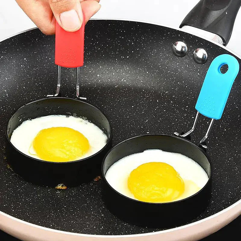 Frendorf | 4-Pack: Edelstahl-Ei Antihaft Omelett-Ring