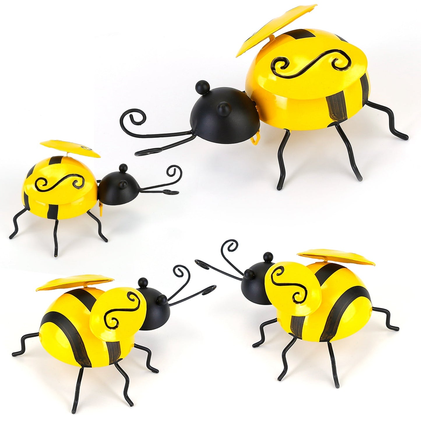 Frendorf | 4-teilig: 3D Bumble Bee Ornament Set