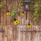 Frendorf | 4-teilig: 3D Bumble Bee Ornament Set
