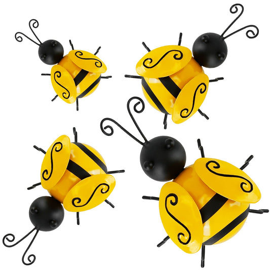 Frendorf | 4-teilig: 3D Bumble Bee Ornament Set