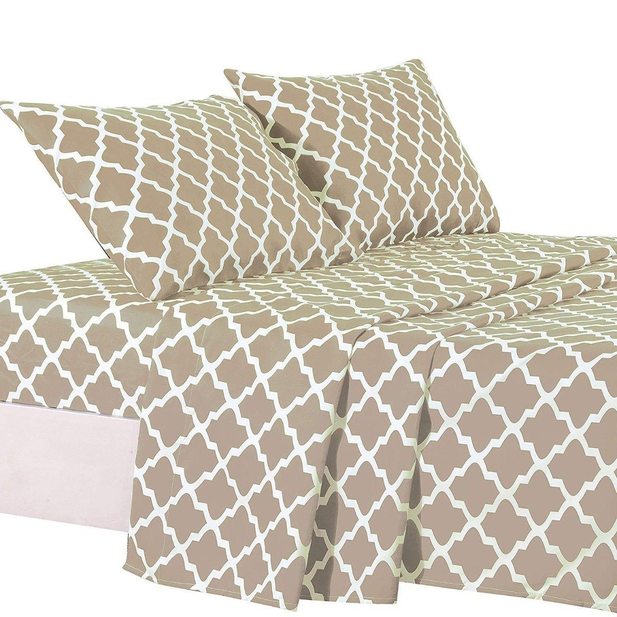 Frendorf | 4-teilig: Lux Decor Collection Vierblatt Bettwäsche Set