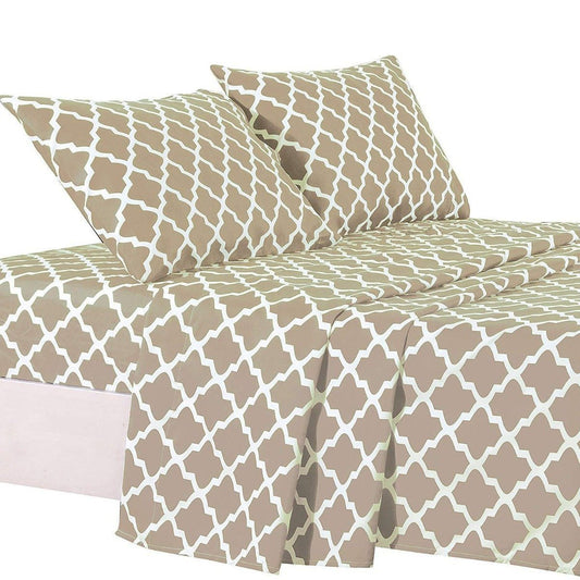 Frendorf | 4-teilig: Lux Decor Collection Vierblatt Bettwäsche Set
